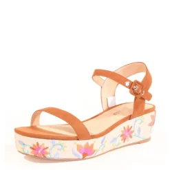 Friday Embroidered Wedged Sandals Sale
