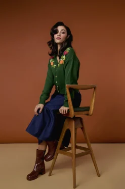 Fruit Embroidered Cardigan Best