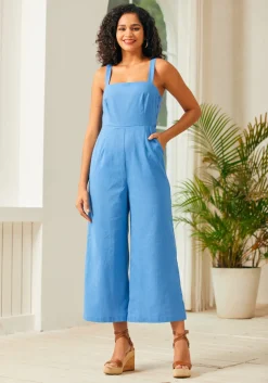 BTC Funky Flare Jumpsuit Denim Blue Best