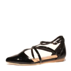 Gadget Multi Strap Flats BLACK Outlet