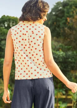 Gala Glitter Sleeveless Blouse Festive Finesse New