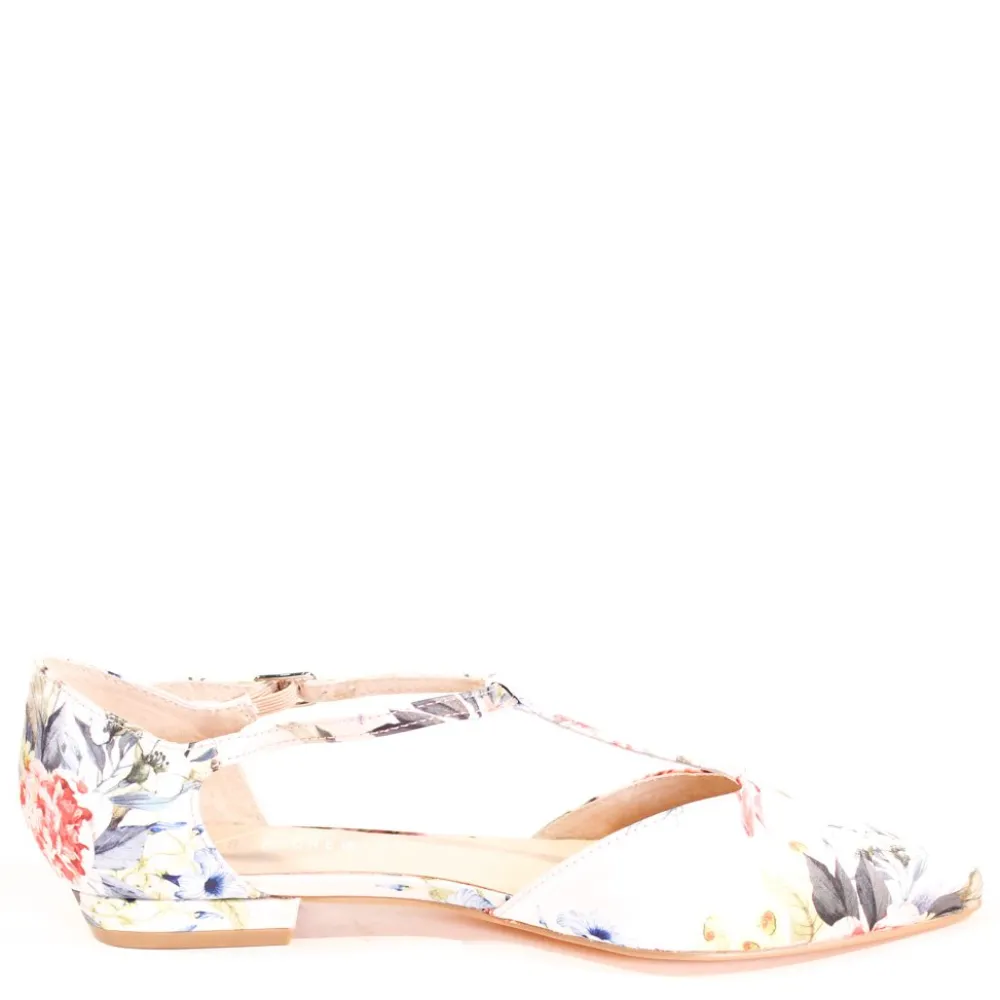 Garden Gingham T-Strap Flats Discount