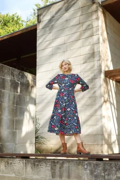 Garden Life Midi Dress New