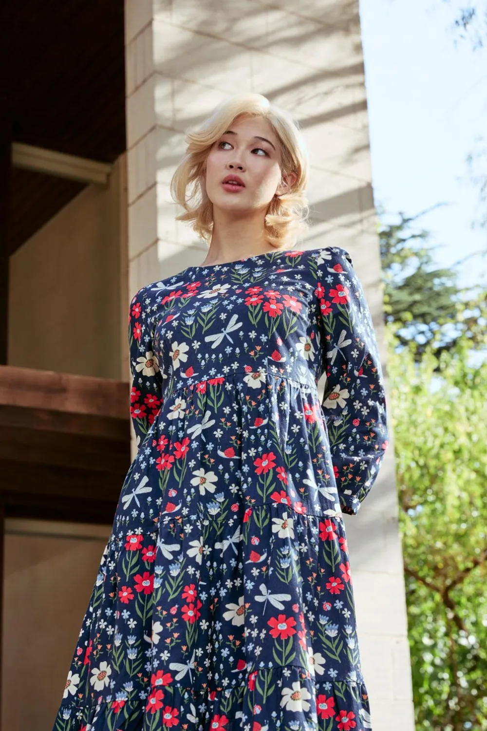 Garden Life Midi Dress New