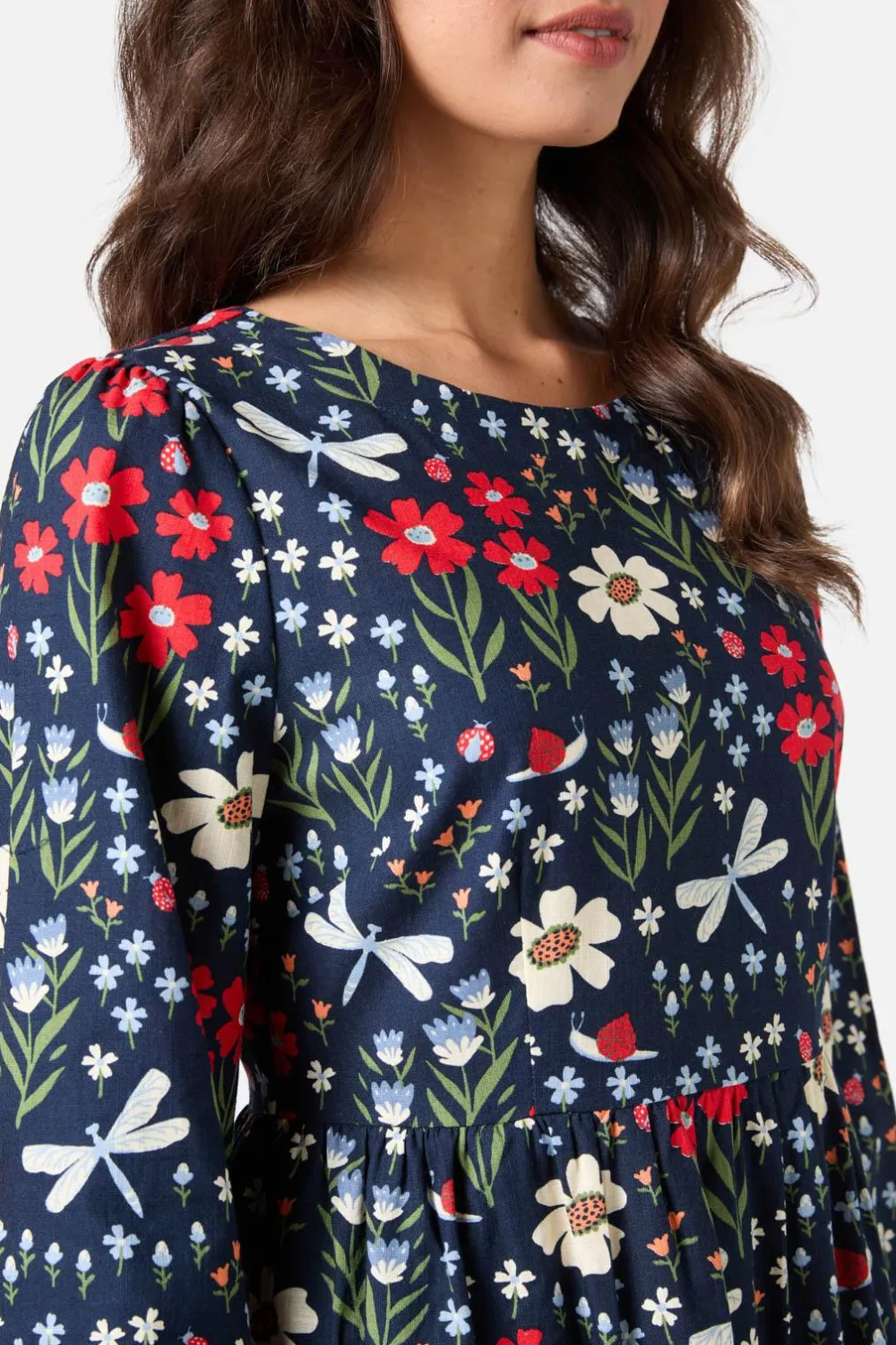 Garden Life Midi Dress New