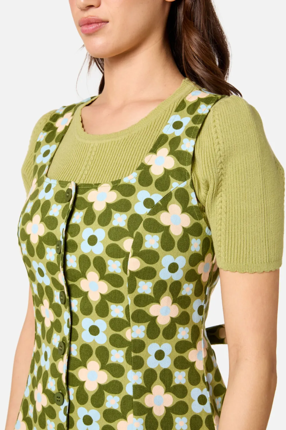 Ginny 60's Mini Pinafore Best