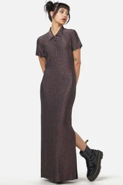 Dangerfield US Glitter Mesh Midi Dress Discount