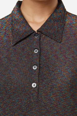 Dangerfield US Glitter Mesh Midi Dress Discount