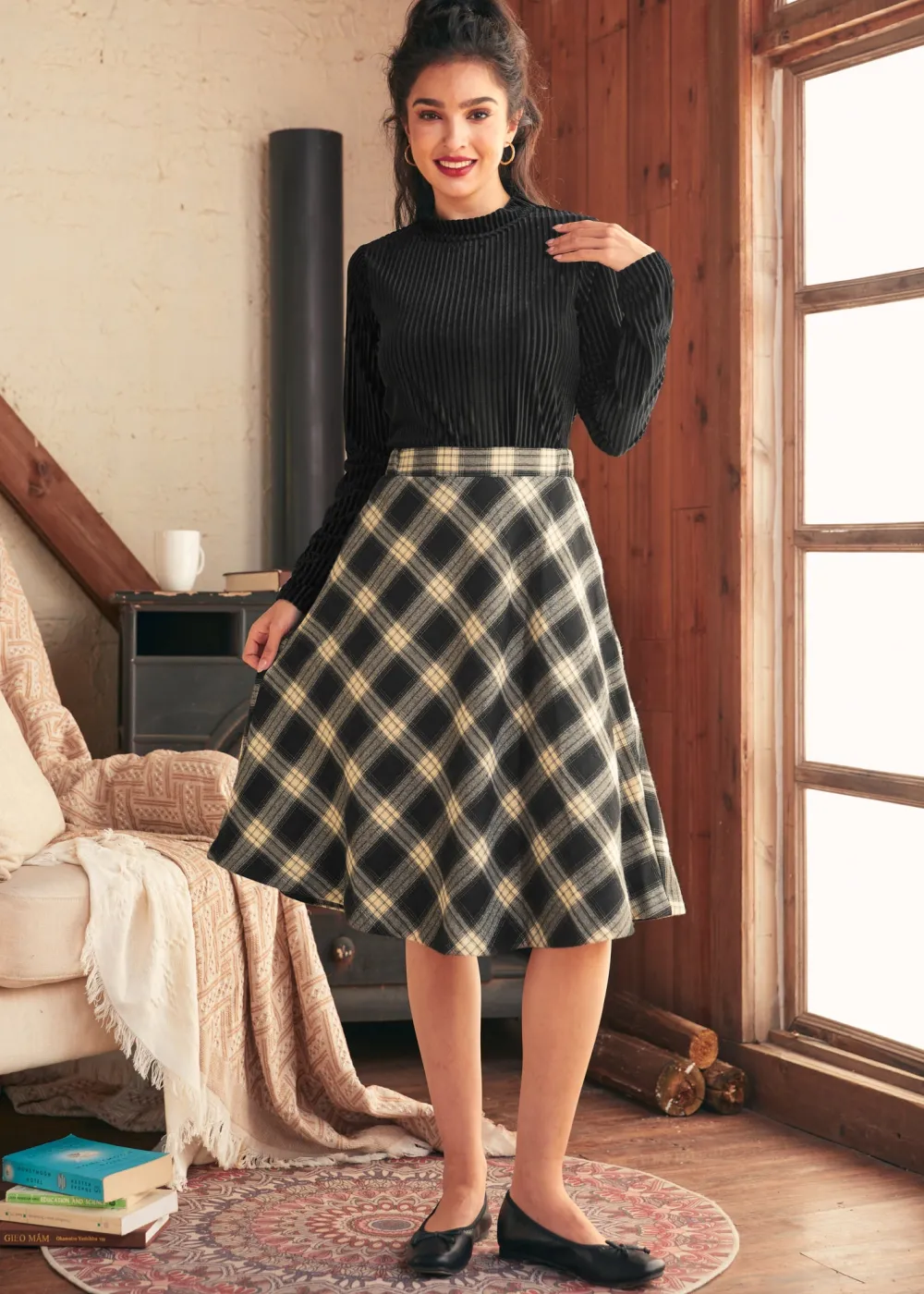 BTC Golden Hour Gal Midi Skirt Cream Pie Discount