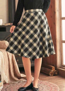 BTC Golden Hour Gal Midi Skirt Cream Pie Discount