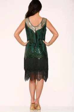 Green Flapper Dress New