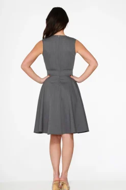 Grey Jenny Swing Dress