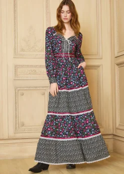 ModCloth x Gunne Sax GUNNE SAX for ModCloth Katie Maxi Dress Enchanting Bloom New