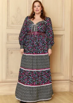 ModCloth x Gunne Sax GUNNE SAX for ModCloth Katie Maxi Dress Enchanting Bloom New