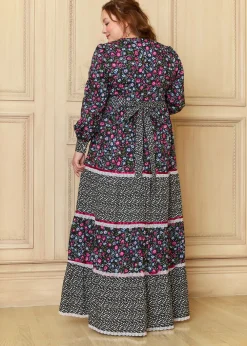 ModCloth x Gunne Sax GUNNE SAX for ModCloth Katie Maxi Dress Enchanting Bloom New