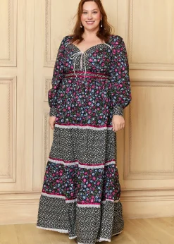 ModCloth x Gunne Sax GUNNE SAX for ModCloth Katie Maxi Dress Enchanting Bloom New