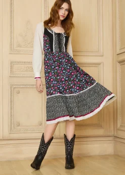 ModCloth x Gunne Sax GUNNE SAX for ModCloth Madilyn Midi Dress Enchanting Bloom