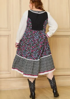 ModCloth x Gunne Sax GUNNE SAX for ModCloth Madilyn Midi Dress Enchanting Bloom