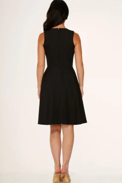 Halloween Pumpkin Embroidery Swing Dress Sale