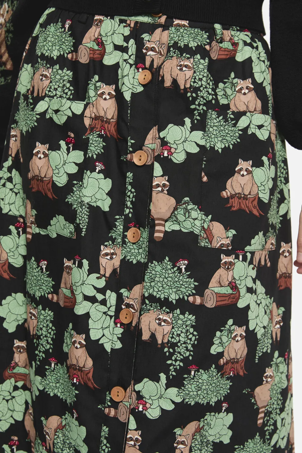 Haus Of Raccon Print Skirt Clearance