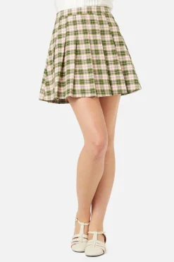 Hazel Check Skirt Hot
