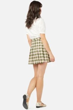 Hazel Check Skirt Hot