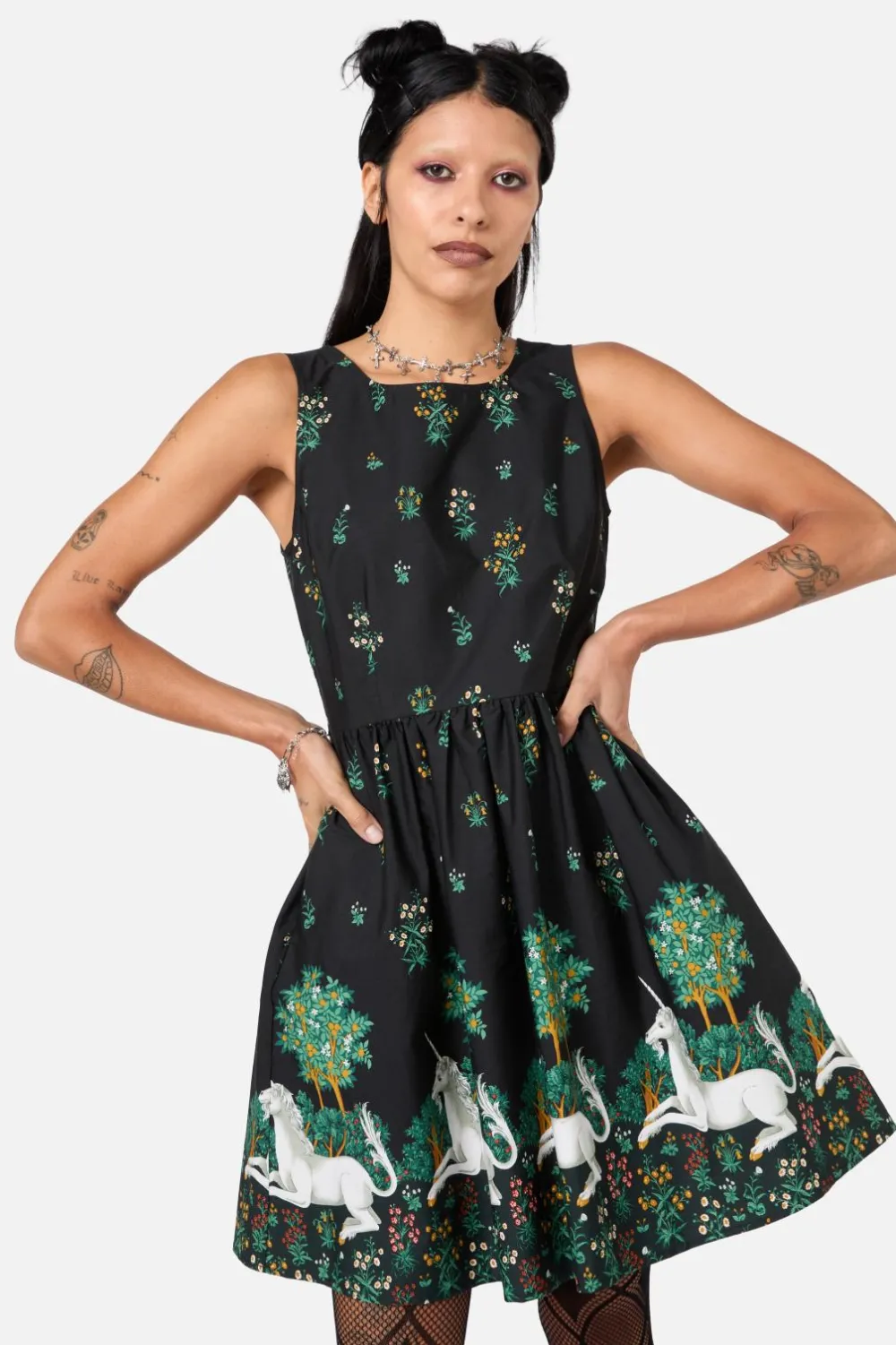 Heraldry Border Dress Sale