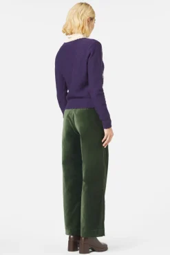 Herb Embroidered Cardi