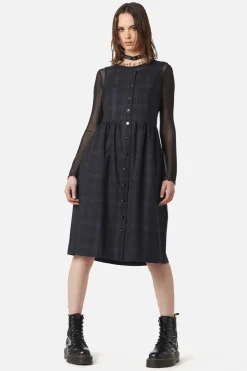 Dangerfield US High Society Tartan Pinny Dress Clearance