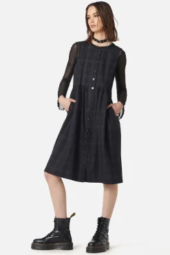 Dangerfield US High Society Tartan Pinny Dress Clearance