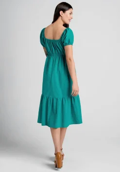 Princess Highway I Think I Love You Midi Dress GREEN Online