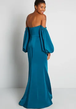 Bariano In Walked Elegance Maxi Dress Teal Discount