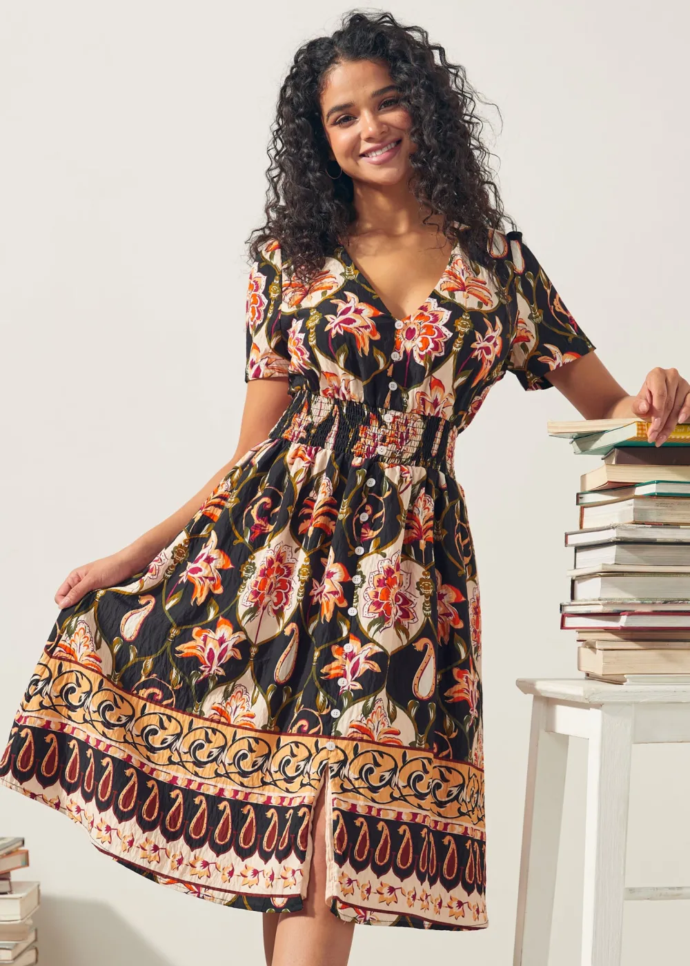 Inspired Anytime Dress Twilight Vine