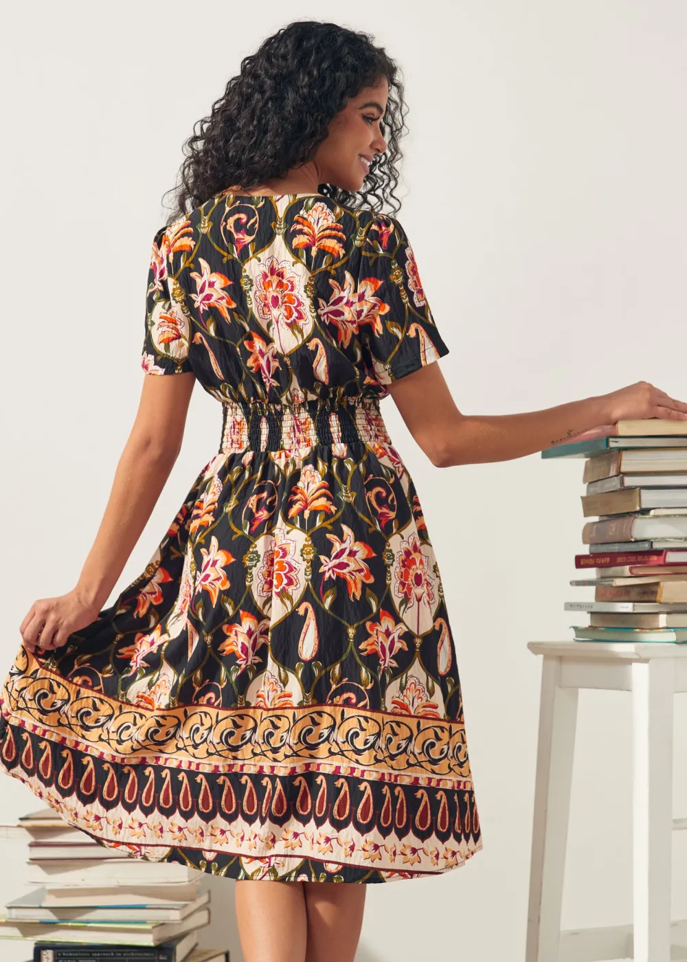 Inspired Anytime Dress Twilight Vine