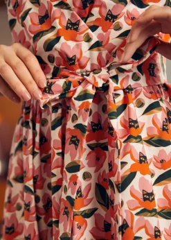 Instant Energy Faux-Wrap Dress Hide & Purr Online