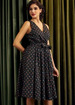 Instant Energy Faux-Wrap Dress Rainbow Love Online