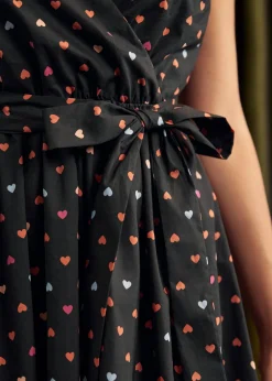 Instant Energy Faux-Wrap Dress Rainbow Love Online