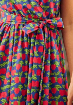 BTC Instant Energy Faux-Wrap Dress Apple