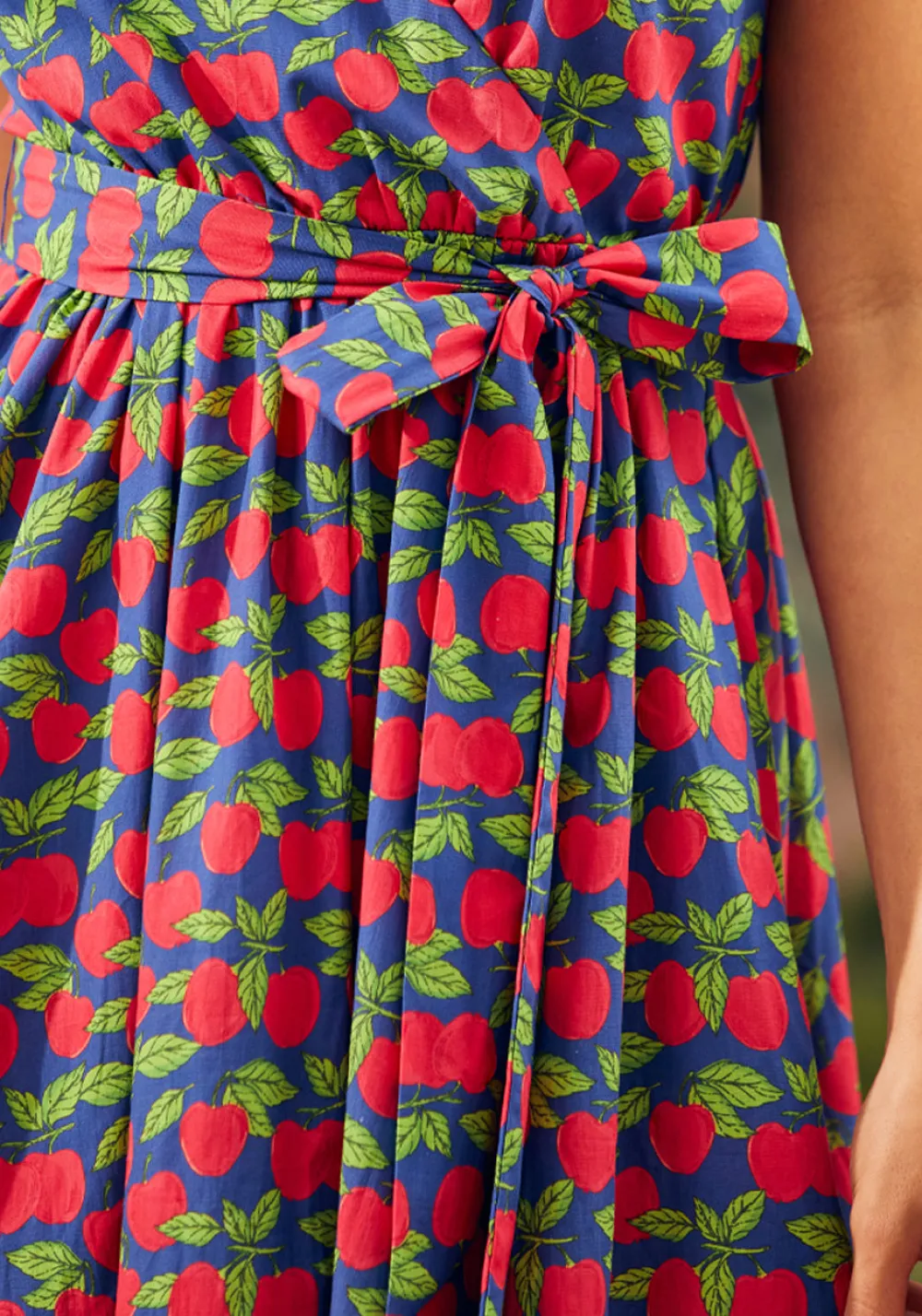 BTC Instant Energy Faux-Wrap Dress Apple