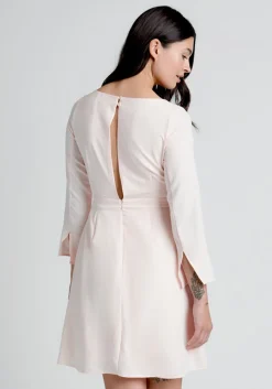 Hangzhou HS Fashion Corporation Ltd. Into the Spotlight Fit and Flare Dress Light Pink Discount