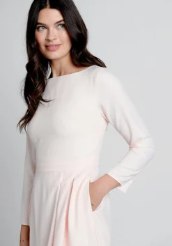 Hangzhou HS Fashion Corporation Ltd. Into the Spotlight Fit and Flare Dress Light Pink Discount