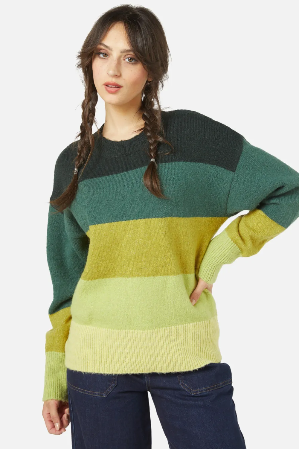 Dangerfield US Iona Stripe Sweater Clearance