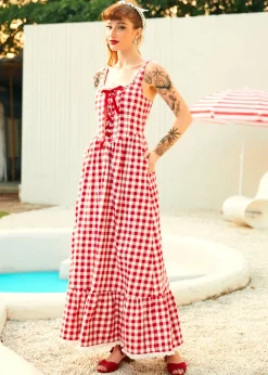 Jam Gingham Corset Dress Best