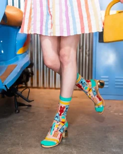 JAWS 50th Anniversary Sheer Crew Sock New