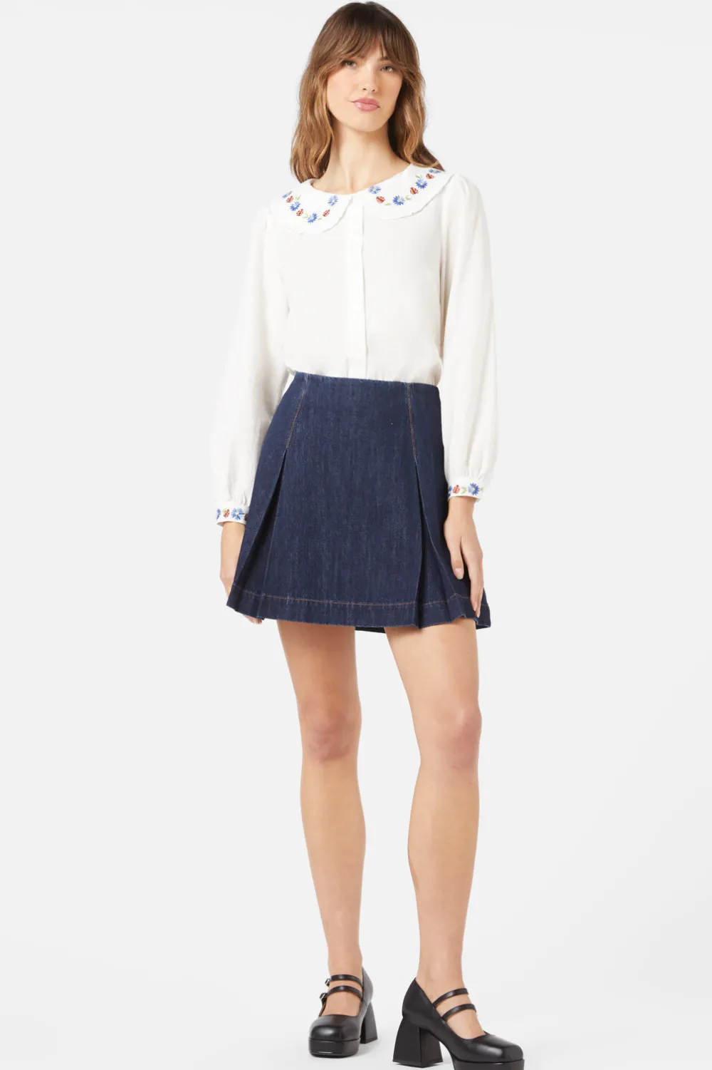 Jemma Denim Skirt Hot