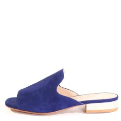 Jimbo Suede Slides NAVY Outlet
