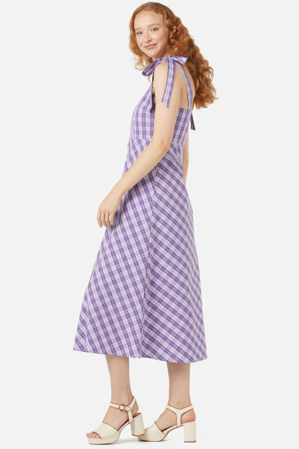 Juno Check Sundress Hot