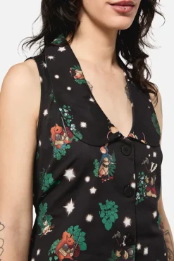 Keeper Of The Woods Print Pinafore Sale