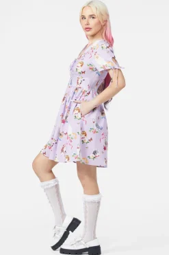 Dangerfield US Kitsch Kitty Print Dress