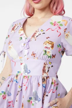 Dangerfield US Kitsch Kitty Print Dress